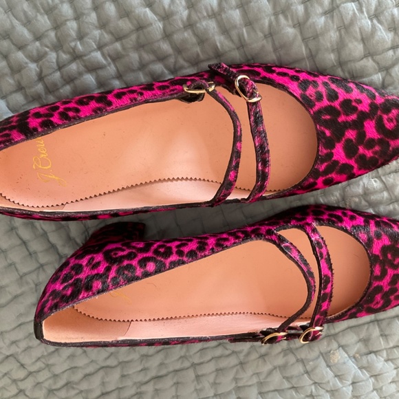 KATE SPADE PUMPS IN PINK LEOPARD SIZE 8M - Picture 2 of 3
